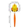 Wind Up Bird Shape Interactive Cat Tail Bite-Resistant Bird Cat Teaser Sounding Pull Play Cat Exercise Kitchen Apartment