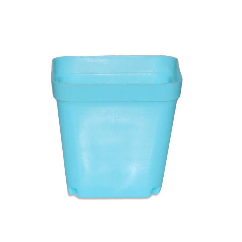 Color: Blue Kucus Colorful Square Plastic Plant Flower Pot Planter Home Office Desk Garden Decor Color: Blue Kucus Colorful Square Plastic Plant Flower Pot Planter Home Office Desk Garden Decor