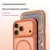 For iPhone 17 Pro Magnetic Phone Cover Skin Touch TPU + PC Shockproof Back Case Compatible with MagSafe