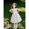 Children's Dress Summer New Full Print Tank Top Skirt Thin Sweet Princess Skirt Girls' Stylish Skirt