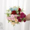 6 Heads Simulated Carnation Photography Props Wedding Fake Flower  Wedding Decor