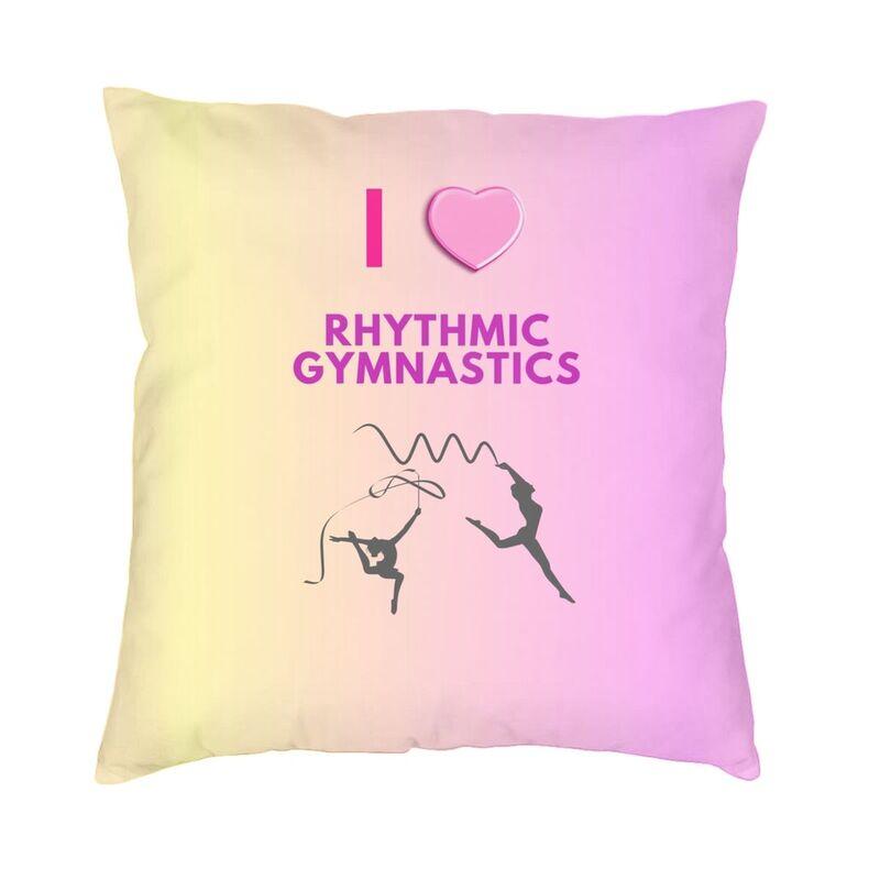 Dance Rhythmic Gymnastics Square Pillowcover Decoration Cushion Cover Throw Pillow for Living Room Doublesided Printing