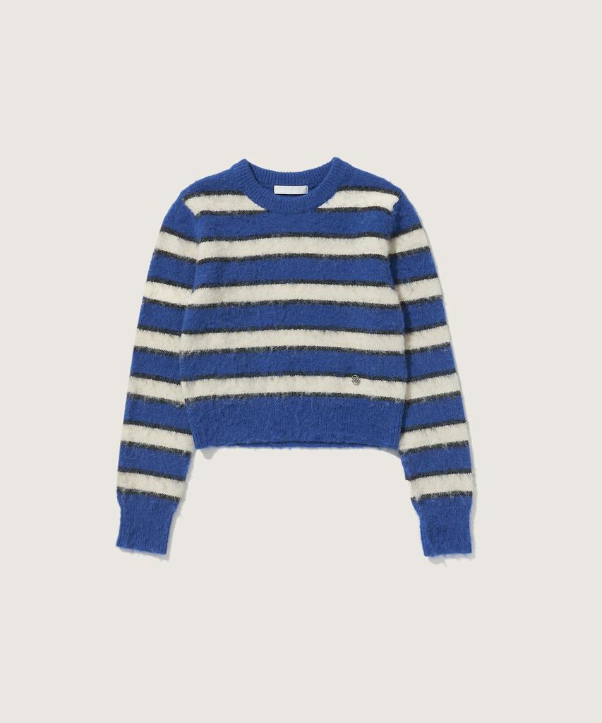 PLAC WOMEN Basic Striped Knit Blue