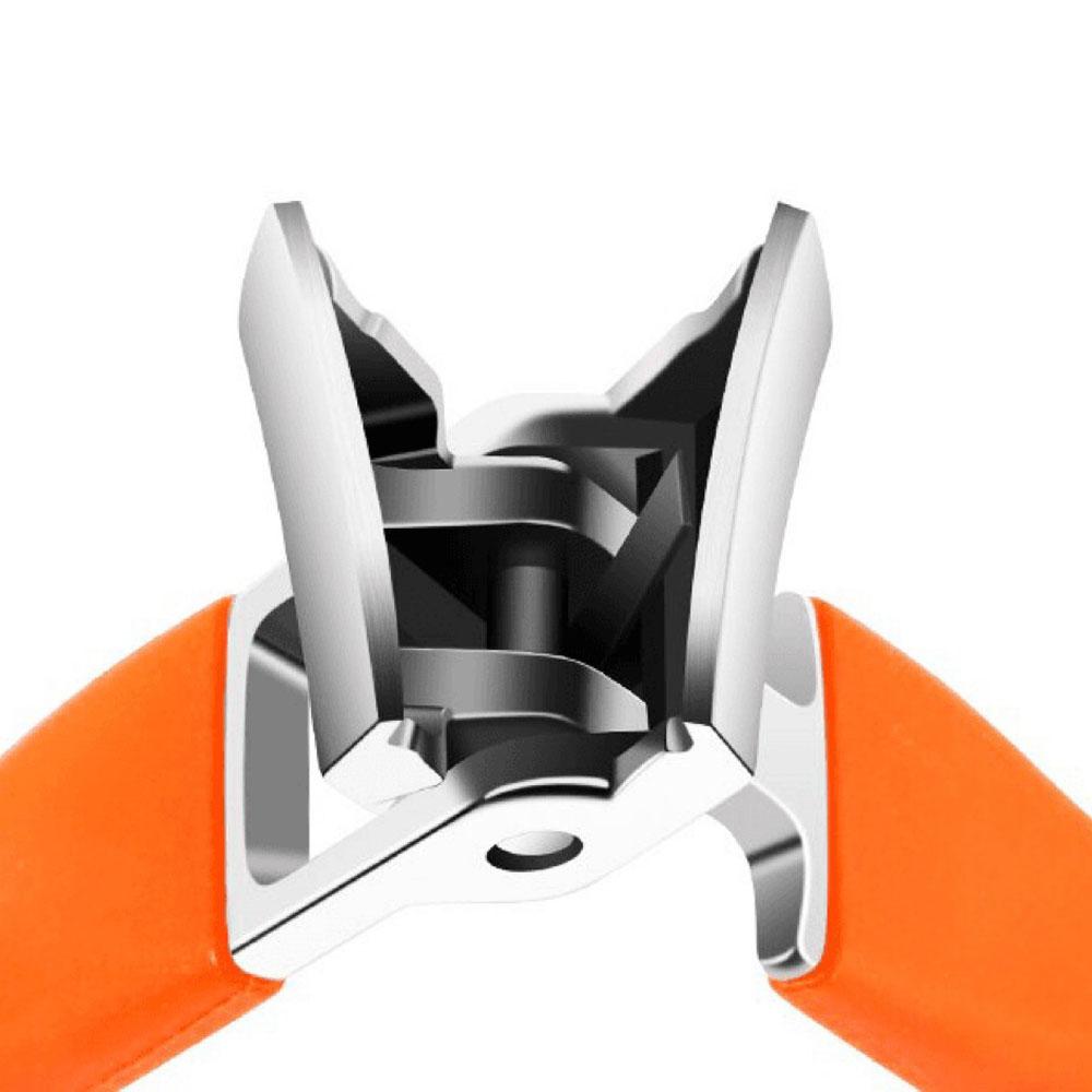 Slanted Nail Clippers Wide Jaw Opening Anti-Splash Slanted Nail Cutter Trimmer Manicure Pedicure Tools