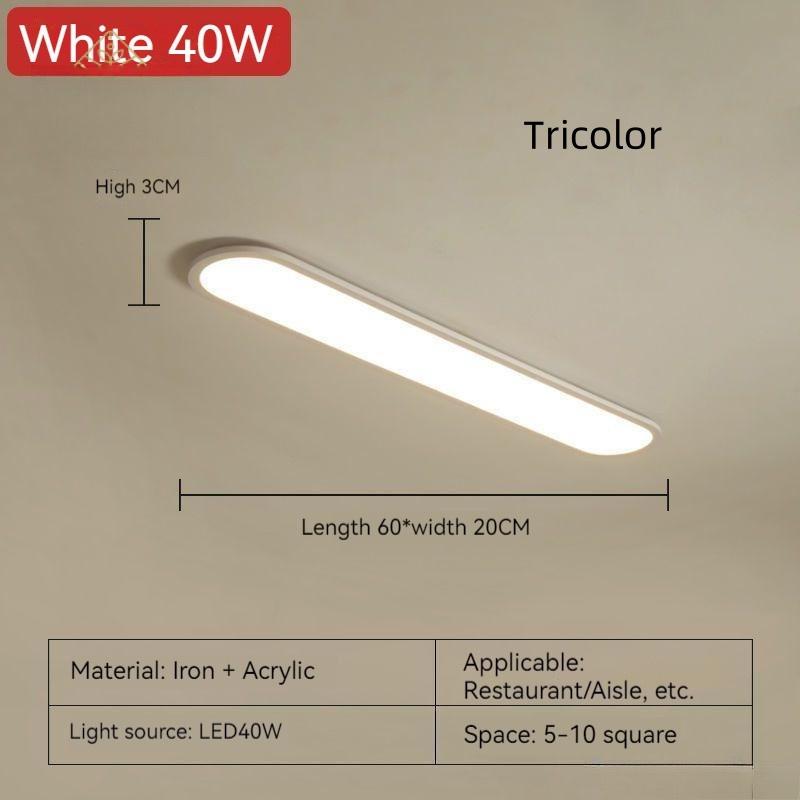 Household LED Ceiling Light Modern Minimalist Strip Cloakroom Aisle Balcony Light Corridor Hallway Nordic Master Bedroom Lights