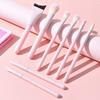 8Pcs/set Soft bristle makeup brushes Fishtail foundation brush Eyeshadow brush Eyeliner brush Nose shadow brush