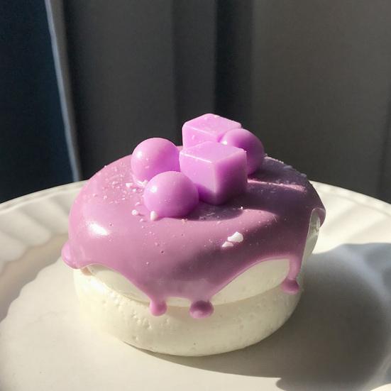 Stress Relief Souffle Squeeze Toy Matcha Chocolate Peach Blueberry Strawberry Cake Sensory Toy Simulated Dessert Pinch