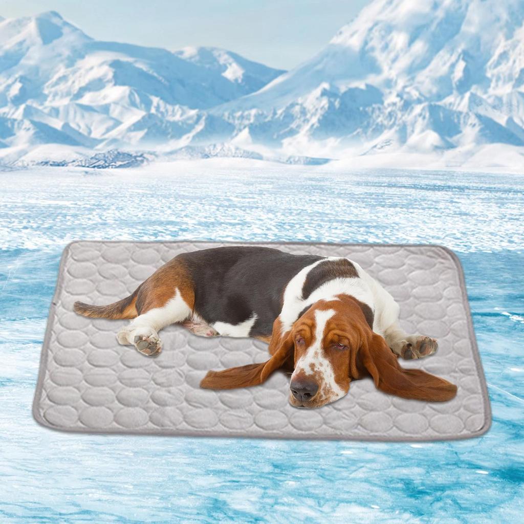 Dog Cooling Mat Pad Waterproof Sleeping Cool Mat For Dogs Cats Ergonomic Kennel Mattress Pet Supplies For Beach Car Trip Picnic