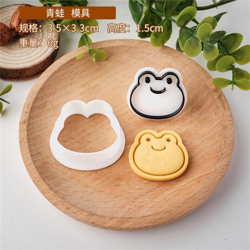 Cartoon Animal Fondant Cookie Cutters Easy to Use Cute Animal Shape Pastry Molds for Creating Delicate Snacks at Homes
