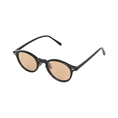 Dulton Bonox Series Stylish Glasses Glasses with Color Lenses Boston Type UV Protection GLASSES WITH COLOR LENS Black/Brown 99% BLACK/BROWN