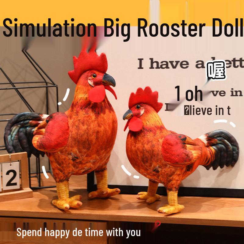 Zodiac Rooster Plush Doll: Cross-Border Simulation Toy