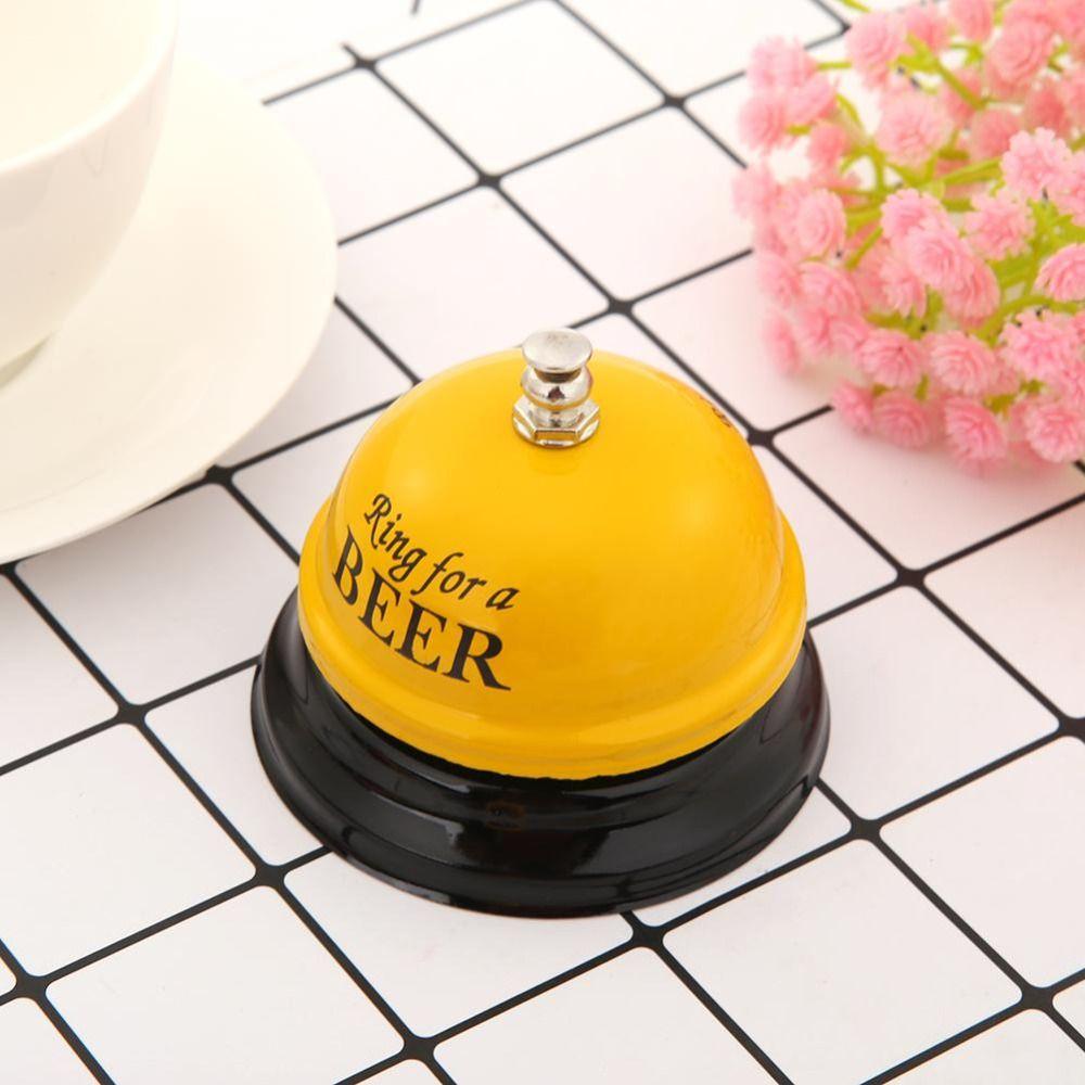 Ringbell Desk Call Bell Iron Craft Dinner Reminder Bell Funny Metal Service Bell  Student Gift