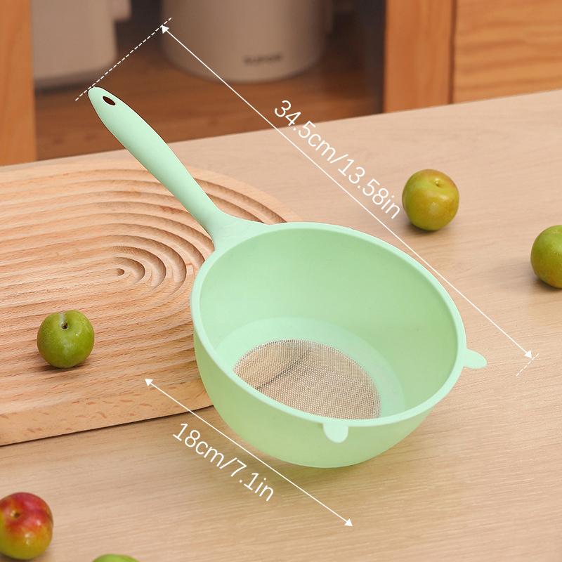 

Сито для риса, пластиковый дуршлаг, кухонная корзина для слива с длинными ручками, миска для риса, сито, корзина для слива раковины, кухонные принадлежности