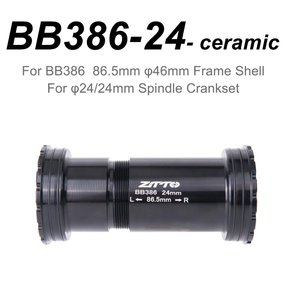 ZTTO BB386 Press Fit Bicycle Bottom Bracket And Install Tool Steel Ceramic Bearing 24 30mm MTB Road Bike BB DUB GXP Crankset