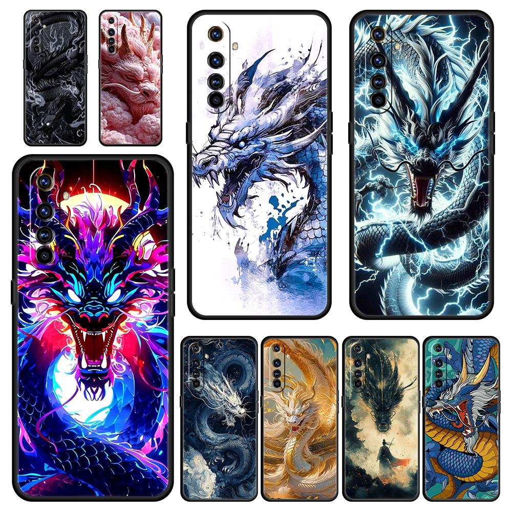 Cartoon Dragon Series Phone Case For Realme 12 11 10 9 8 5G 7 6 GT5 GT3 GT2 Pro Plus C21 C11 C25 C35 For GT Neo 2 3 3T 5 Cover