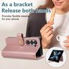 Crossbody Zipper Cards Solt Wallet Leather Rhombus Case for Samsung Galaxy Z Fold 7 6 5 4 3 5G Bag Pocket Long Lanyard Purse