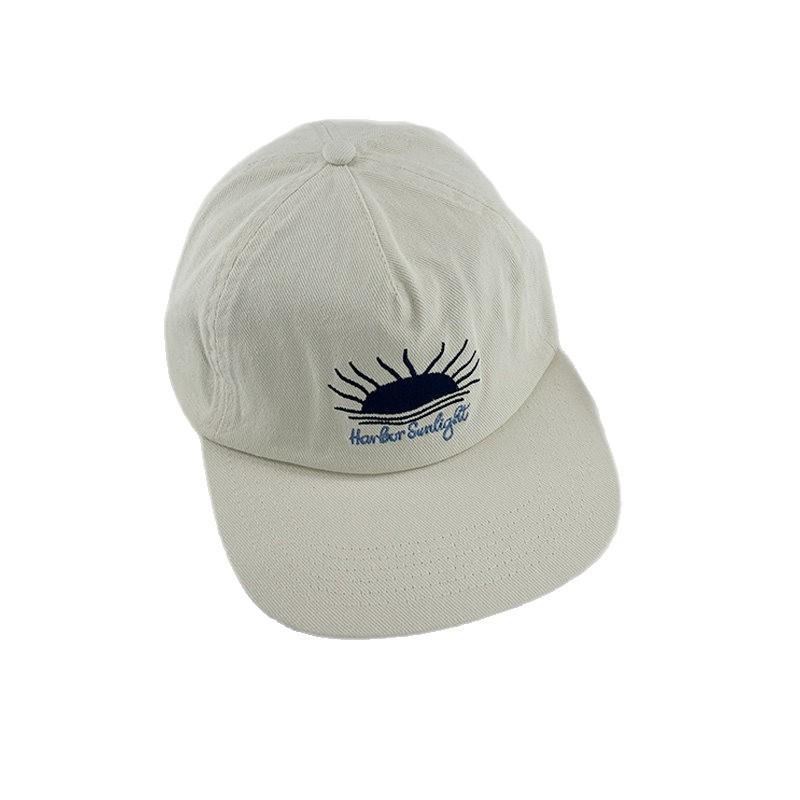 Fashion Hat Korean Niche Soft Top Flat-brimmed Hat Korean Version of Street Baseball Cap for Women with Small Face and Big Head Circumference Hip-hop