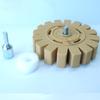 Decal Removal Eraser Wheel with Power Drill Arbor-Adapter Rubber Pinstripe 100mm