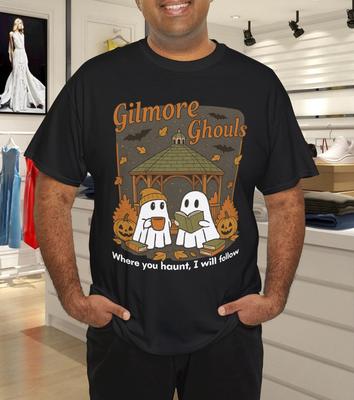 Gilmore Ghouls Where You Haunt I Will Follow Halloween Ghost T-Shirt