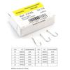 100pcs/lot Lure High Carbon Steel Hooks Carp Hand Fishing Hooks Barbed Fishhook With Ring Fishing Accessories