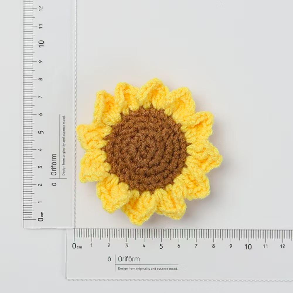 Sunflower Crochet Hand-Knitted Bouquet