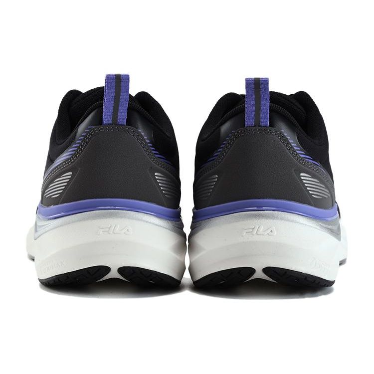 Fila Vola Evo Trendy Comfortable Fabric Synthetic Leather Breathable Lightweight Low-Top Running Shoes Women sneaker Black A12W331116FCA