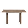 Extendable Dining Table 140/200 * 90 cm, Suitable for 6–8 People, Rectangular Table Top, Thickened Table Top, Simple Style, Walnut
