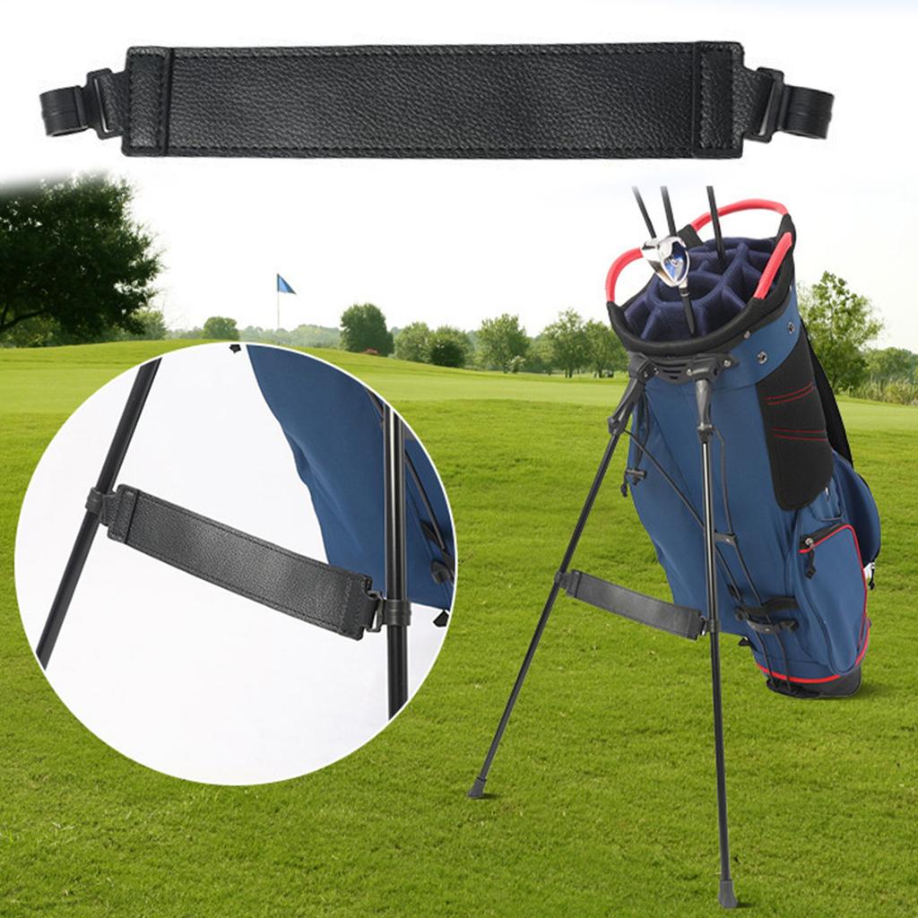 Justerbar golfbag med stativ Benstabiliseringsstropp Feste for golfbagstativ Brakett for golfbag Sokkeljustering Slitesterk