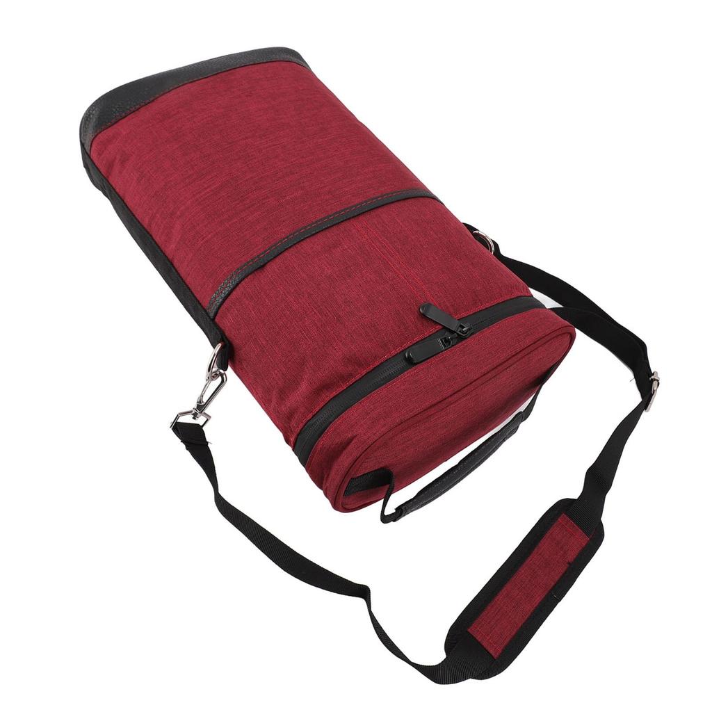 2 Bottle Wine Cooler Bag Leakproof Insulated Padded Wine Carrier Portable Wine Case with Handle