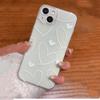 Fashion Flowers Case For Iphone17 16pro 15pro 14 13 12 11 12pro 13pro Max 14plus Silicone Anti Fall Protective Cover Heart Cover