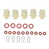 Kit de Connecteur pour Machine à Café Remplacement pour DeLonghi Connecteur de Cafetière Résistant à la Chaleur et Anneaux en Silicone