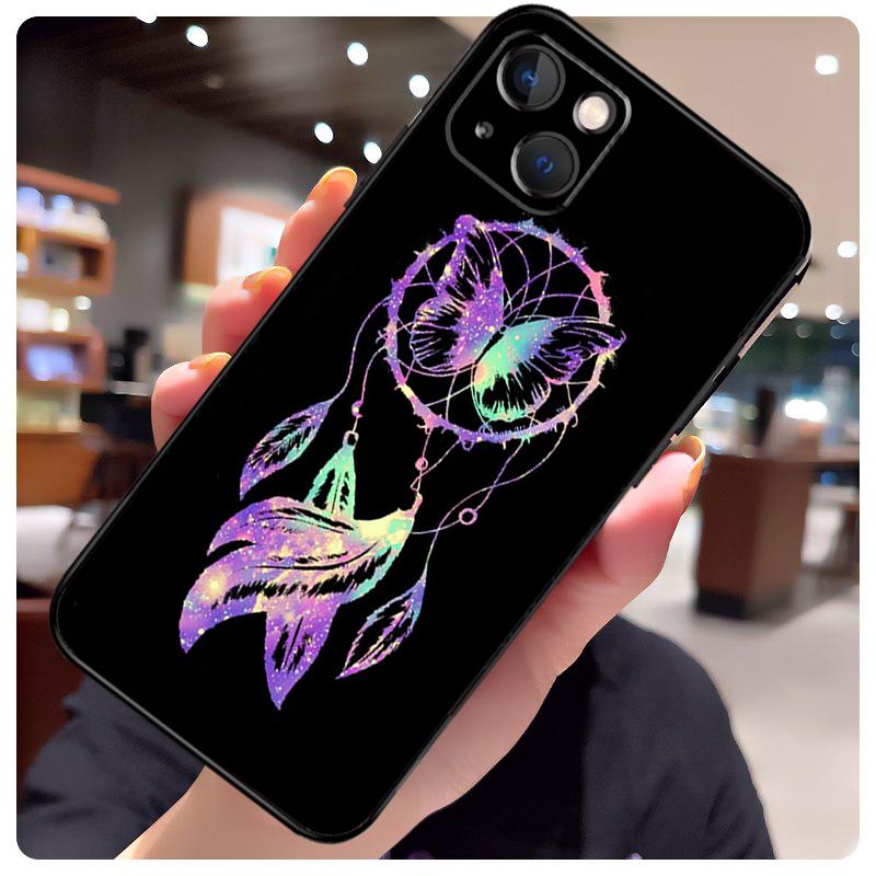 Retro Feather Dreamcatcher Case For iPhone 13 Pro Max 16 15 11 12 14 17 Pro Max Mini 15 16 Plus 16e 17 Air Phone Cover