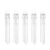 5mm RGB Transparent Frosted 4-Pin LED Beads F5 Common Cathode/Anode Through-Hole Diode