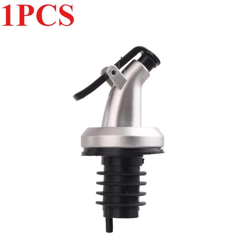 3PC Stainless Steel Oil Vinegar Cruet Dispenser with Drip Free Spouts for Kitchen Wine Olive Oil Balsamic Dressing Pourer Bottle