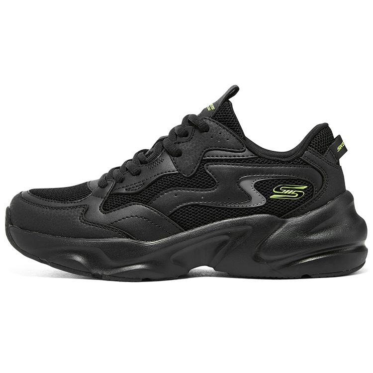Skechers Bobs Bamina Sport Simple Low Top Casual Shoes Women sneaker Black 117366-BBK 35