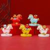 Resin Zodiac Horse Ornaments Festival Decorative Mobile Phone Stand Car Interior Ornament
