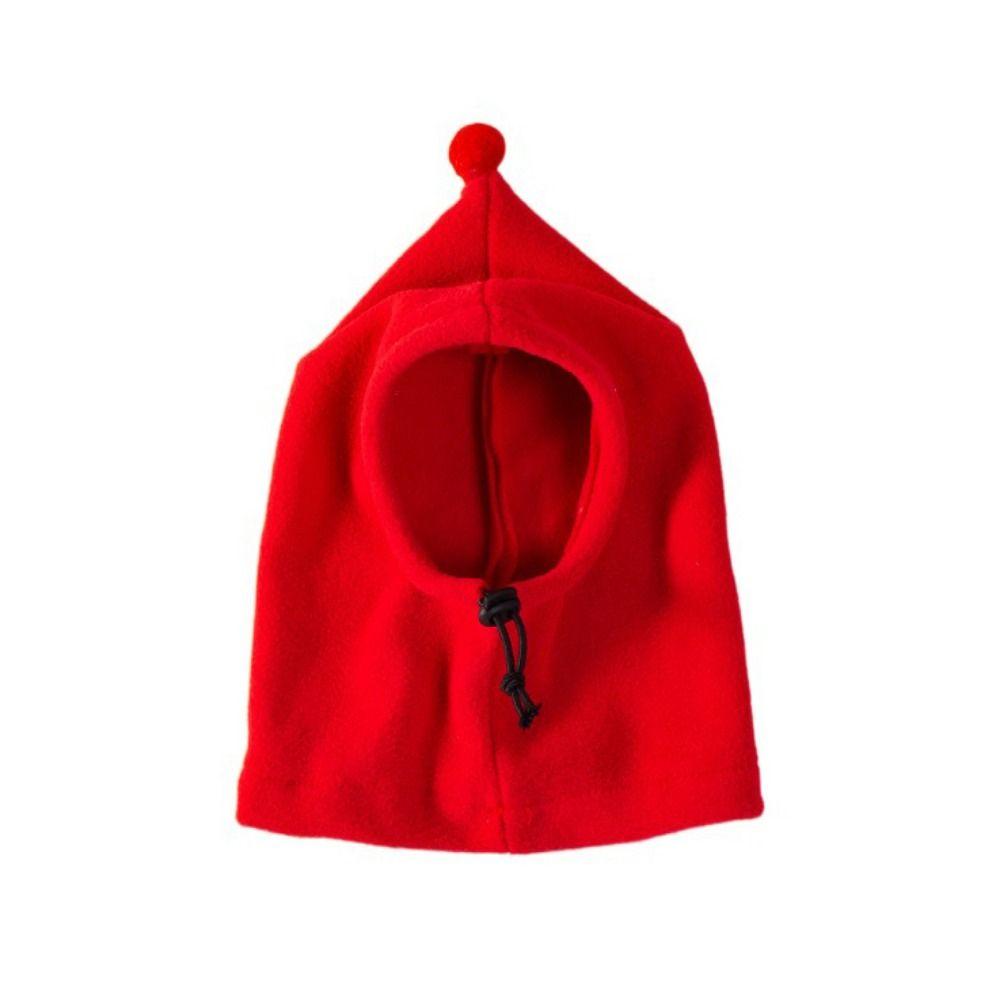 Fleece Dog Ear Muffs Solid Color Pet Warm Earmuffs Dog Cap Casual Pet Headgea  Anxiety Relief