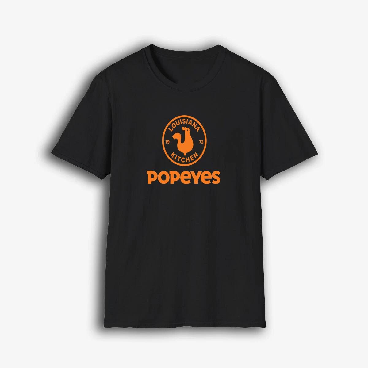 t shirt men popeyes-louisiana-kitchen Logo T-Shirt  S-5XL XXL