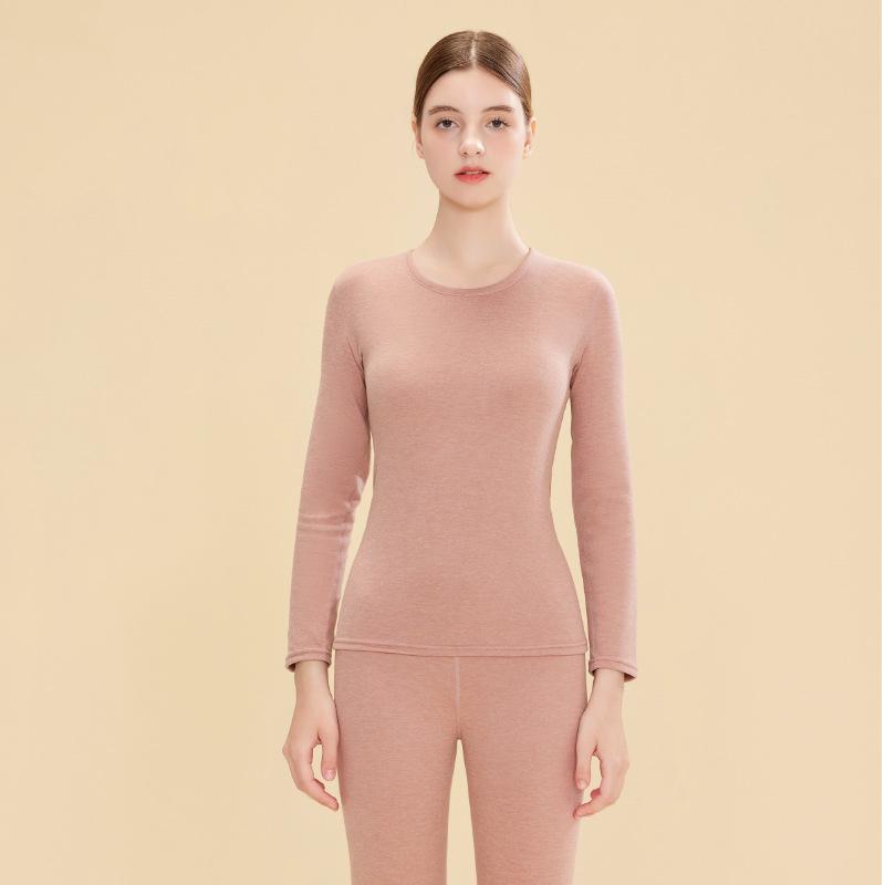 New Wool-Silk Edging Warm Underwear Set for Women & Men – Autumn/Winter Base Layer
