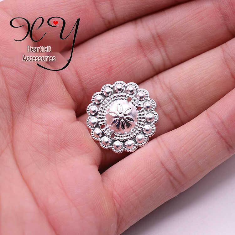 Ancient Ethnic Style Hanfu DIY Silver Pendant & Hairpin Accessories Model 1