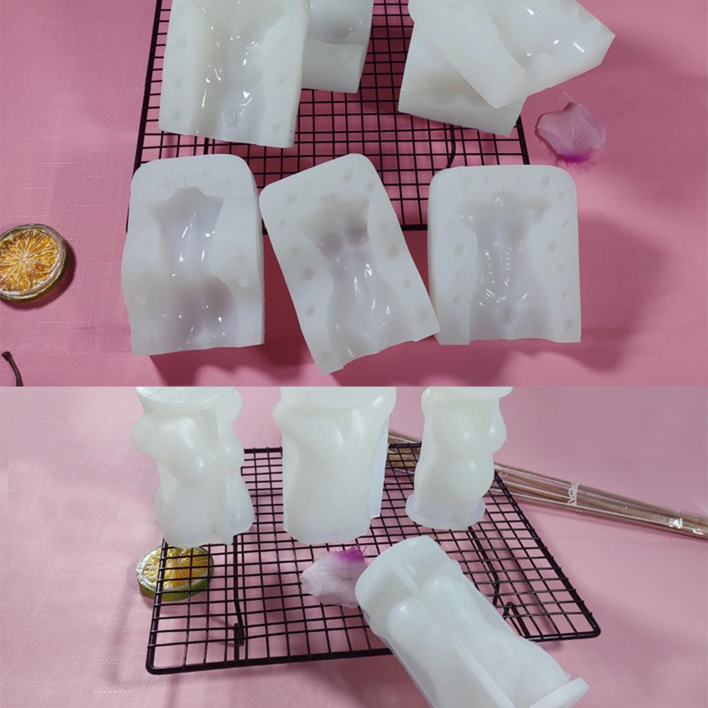 Decorative Silicone Mold Female Body Candle Making Moulds Candies Chocolate Dessert Baking Tool Household Kitchen Accessories