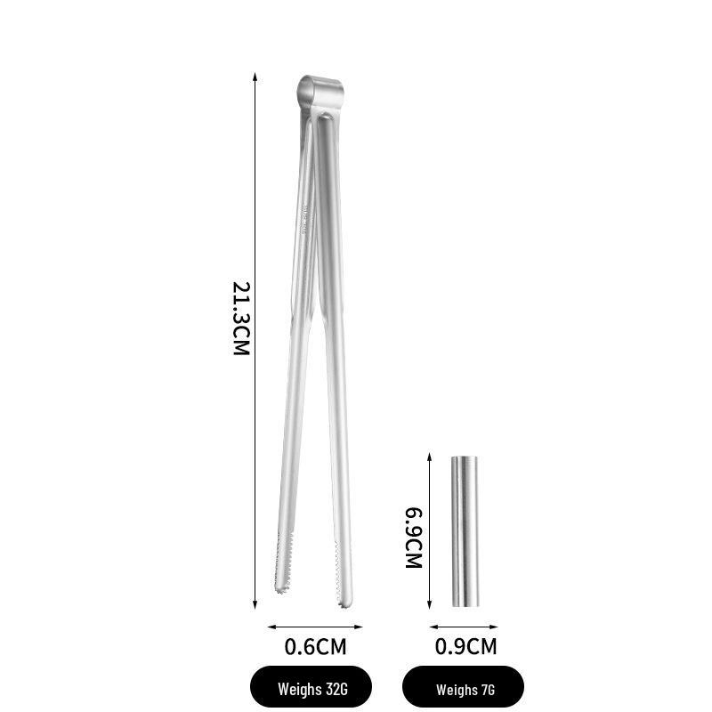 304 Stainless Steel Korean BBQ Grill and Steak Tongs
