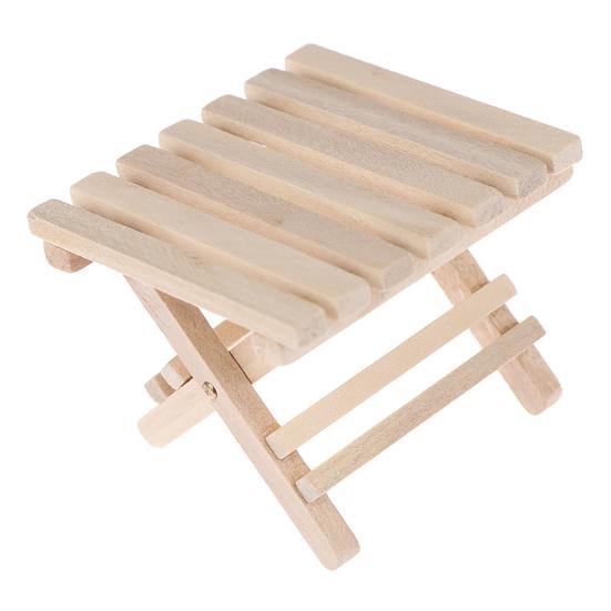 

1:12 Складной стол Рукоделие Сделай сам Мини Мини Мебель Пляжный Складной стол для Детей