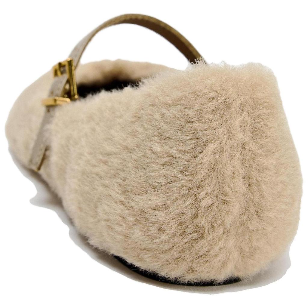 Zara Comfortable Versatile Casual Flats Women Flats Beige 13585410719