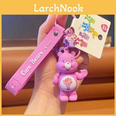 Colorful Resin Love Bear Keychain Cute Rainbow Bear Creative Bag Charm Gift Idea