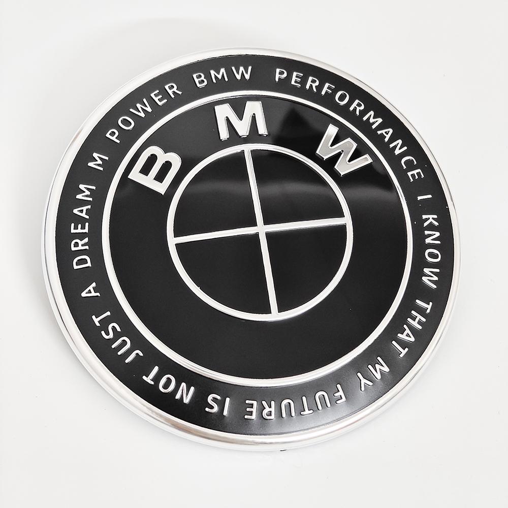 2026 Hot 1/2Pcs For BMW E46 E90 F30 F10 F20 G20 E87 E63 E60 F01 F02 G14 74mm 82mm Car Front Hood Emblem Trunk Rear badge logo Accessorie CVB2
