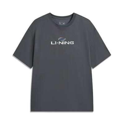 Li Ning Sports Lifestyle Series Round Neck Logo Couple Casual T-Shirt Unisex Tops ATSW285-7