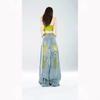 Dopamine graffiti ripped jeans women's summer new American retro loose wide-leg drape pants