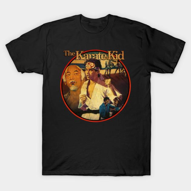 

Мужская черная футболка с принтом The Karate Kid Винтаж - Diedad #9051 Печать на бумаге для термопереноса без обрезки Хлопковая футболка M чёрный