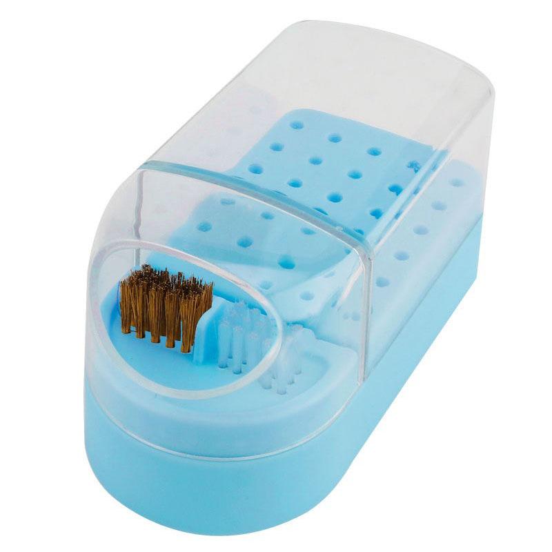 New Nail Drill Bits Organizer Box Nails Material Storage 30 Slots Nail Bag Organizer Nail Art Supplies MJSN04